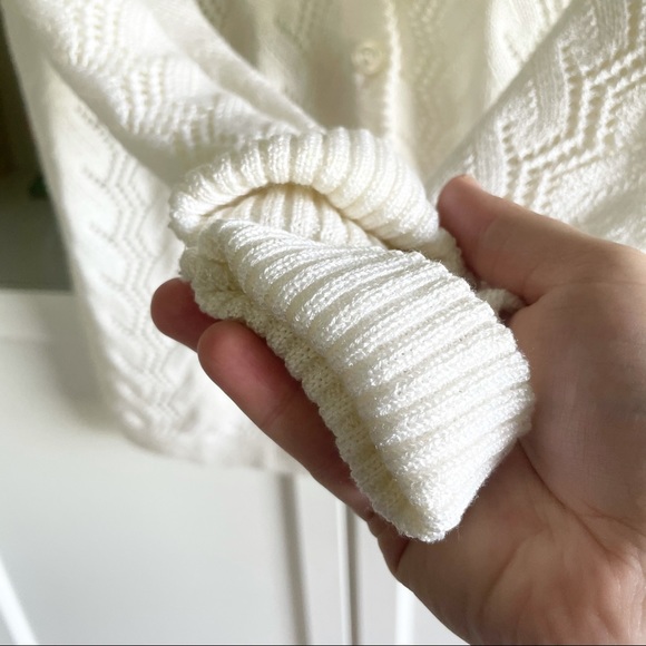 Vintage Made in Italy Crochet Cardigan Sweater - Picture 10 of 15